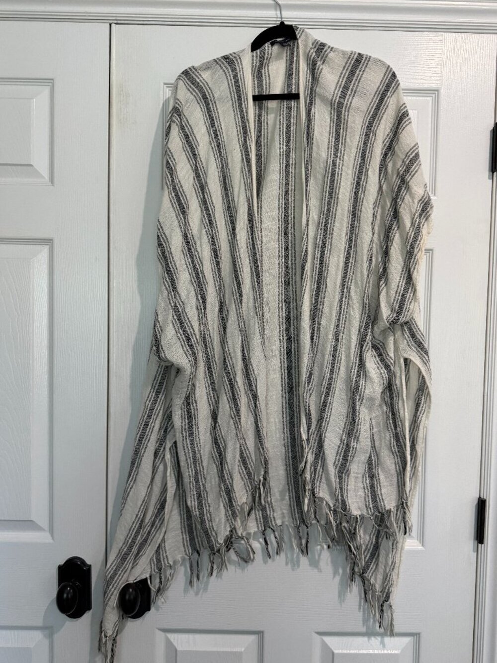 American Eagle Linen Like Soft Stripe Swimsuit Coverup Cover Up One Size